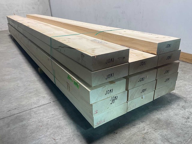 Vuren balk geschaafd 510x30x10 cm (14x) - afbeelding 5 van  7