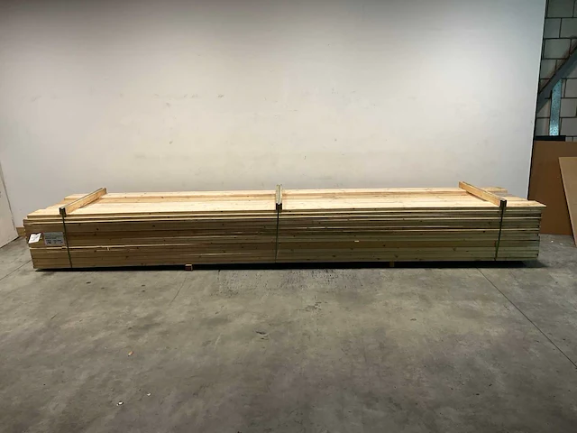 Vuren balk geschaafd 540x12x3,8 cm (30x) - afbeelding 2 van  6