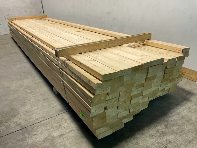 Vuren balk geschaafd 540x12x4,4 cm (50x) - afbeelding 5 van  7