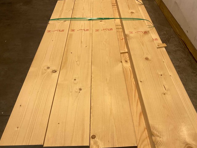 Vuren balk geschaafd 540x20x6,3 cm (18x) - afbeelding 4 van  7