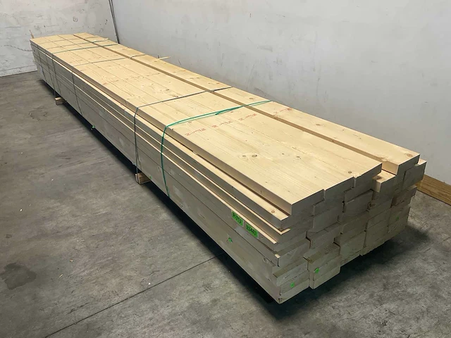 Vuren balk geschaafd 540x20x6,3 cm (25x) - afbeelding 1 van  7