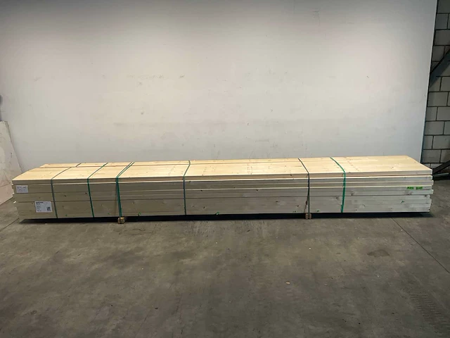 Vuren balk geschaafd 540x20x6,3 cm (25x) - afbeelding 2 van  7