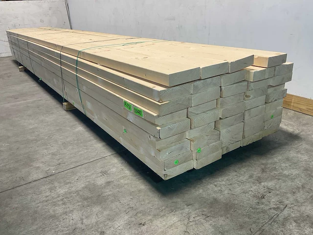 Vuren balk geschaafd 540x20x6,3 cm (25x) - afbeelding 5 van  7