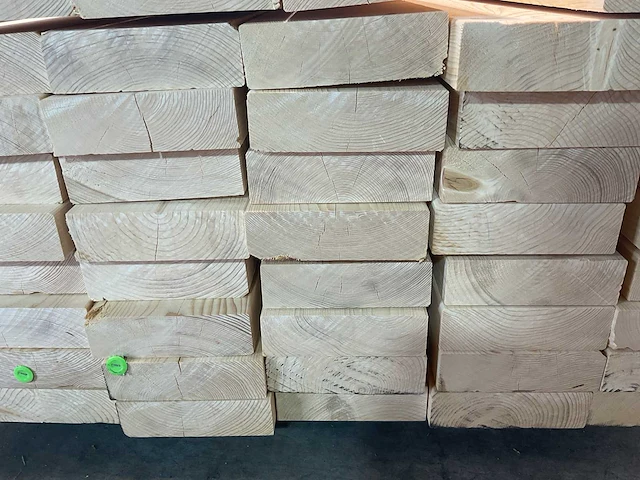 Vuren balk geschaafd 540x20x6,3 cm (25x) - afbeelding 6 van  7