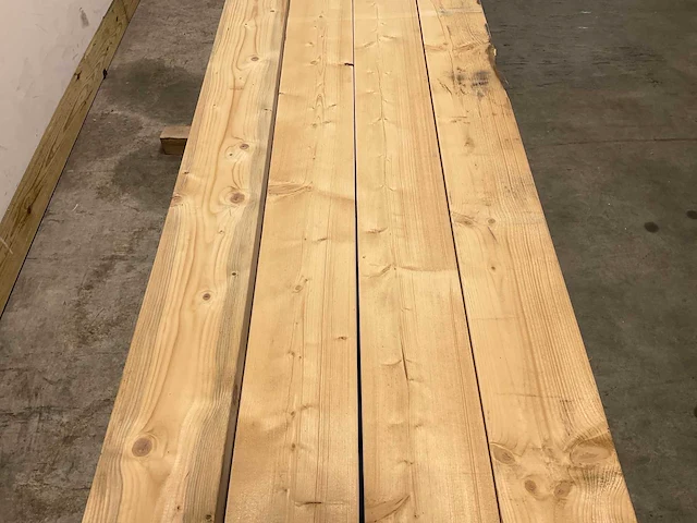 Vuren balk geschaafd 540x25,5x9,5 cm (4x) - afbeelding 3 van  6