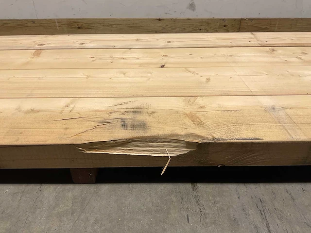 Vuren balk geschaafd 540x25,5x9,5 cm (4x) - afbeelding 4 van  6