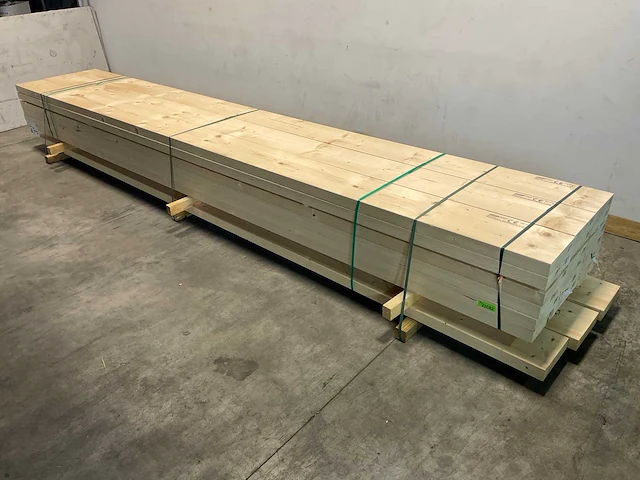 Vuren balk geschaafd 540x29,5x7 cm (10x) - afbeelding 1 van  7