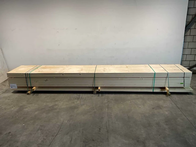 Vuren balk geschaafd 540x29,5x7 cm (10x) - afbeelding 3 van  7