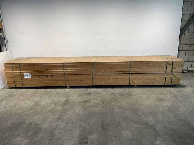 Vuren balk geschaafd 580x25x7,5 cm (10x) - afbeelding 2 van  8