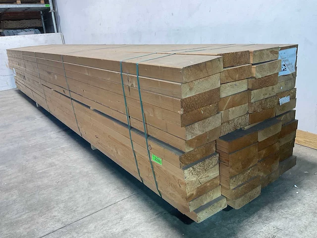 Vuren balk geschaafd 580x25x7,5 cm (10x) - afbeelding 5 van  8