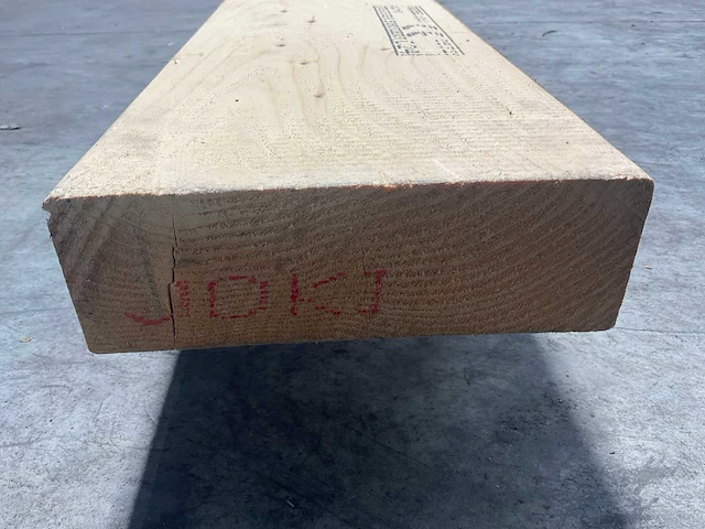 Vuren balk geschaafd 600x22,5x7,5 cm - afbeelding 5 van  6
