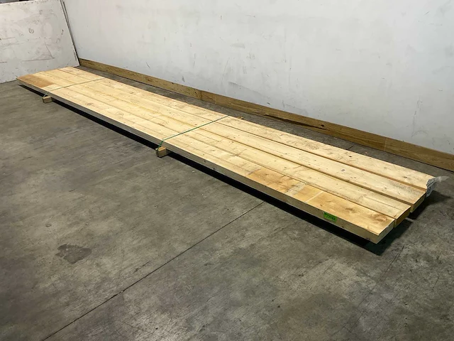 Vuren balk geschaafd 600x22x7 cm (4x) - afbeelding 1 van  9