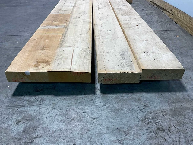 Vuren balk geschaafd 600x22x7 cm (4x) - afbeelding 7 van  9