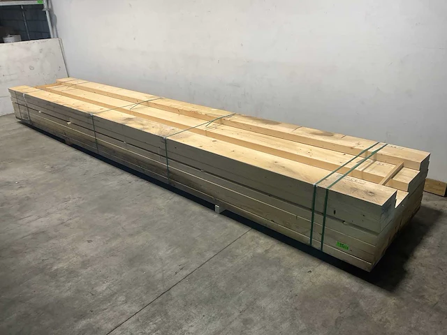 Vuren balk geschaafd 600x27.5x7.5 cm (6x) - afbeelding 1 van  7
