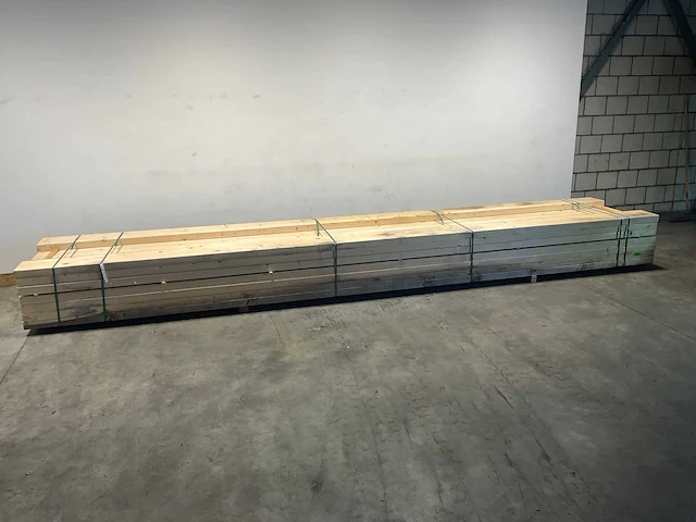 Vuren balk geschaafd 600x27.5x7.5 cm (6x) - afbeelding 2 van  7