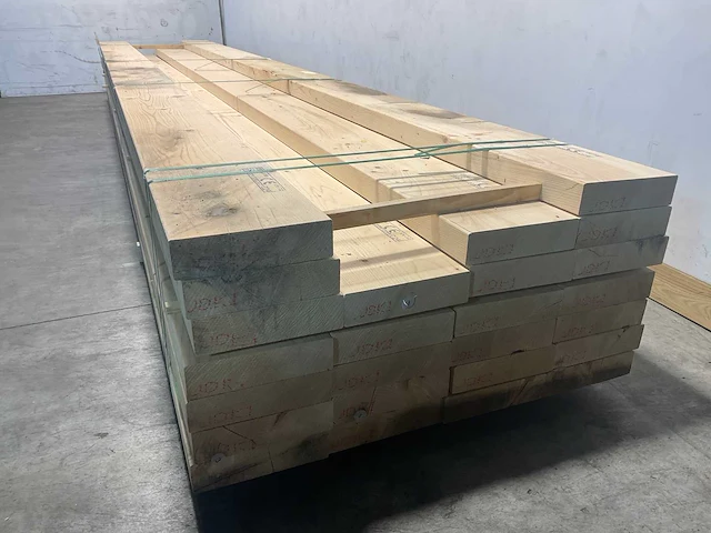 Vuren balk geschaafd 600x27.5x7.5 cm (6x) - afbeelding 5 van  7