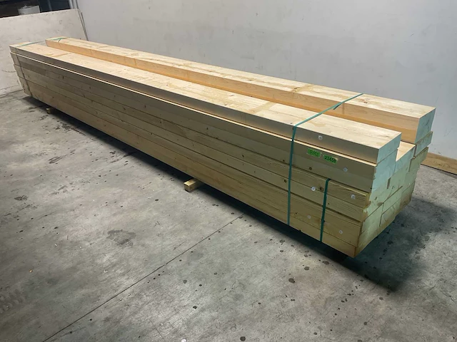 Vuren balk geschaafd 600x30x10 cm (10x) - afbeelding 1 van  7