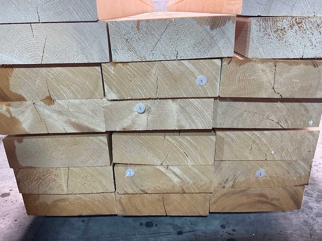 Vuren balk geschaafd 600x30x10 cm (10x) - afbeelding 6 van  7