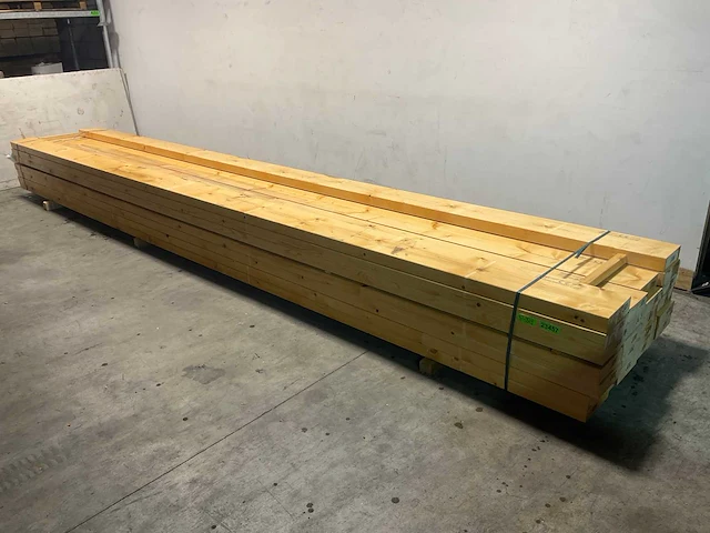 Vuren balk geschaafd 630x25x7,5 cm (15x) - afbeelding 1 van  6