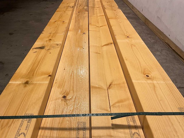 Vuren balk geschaafd 630x25x7,5 cm (15x) - afbeelding 4 van  6