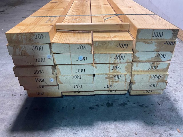 Vuren balk geschaafd 630x25x7,5 cm (15x) - afbeelding 5 van  6