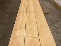 Vuren balk geschaafd 630x27,5x7,5 cm (9x) - afbeelding 3 van  7