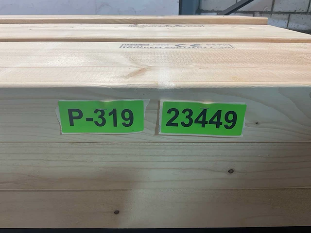Vuren balk geschaafd 630x27,5x7,5 cm (9x) - afbeelding 7 van  7