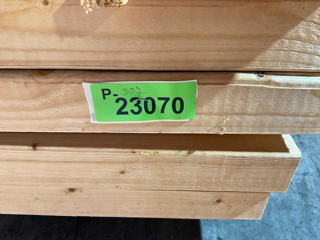 Vuren balk geschaafd 660x15,3x6 cm (15x) - afbeelding 6 van  7