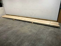 Vuren balk geschaafd 660x20x10 cm (4x) - afbeelding 1 van  5