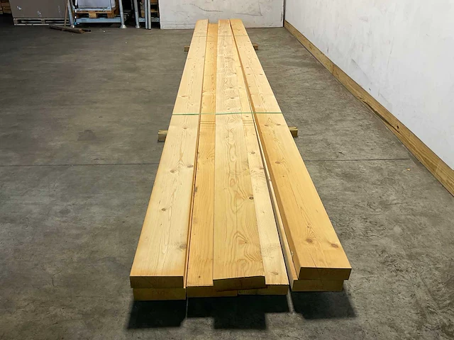 Vuren balk geschaafd 660x22x7 cm (7x) - afbeelding 3 van  9
