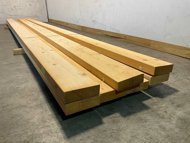 Vuren balk geschaafd 660x22x7 cm (7x) - afbeelding 6 van  9