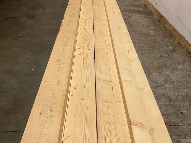 Vuren balk geschaafd 660x25x10 cm (6x) - afbeelding 3 van  7