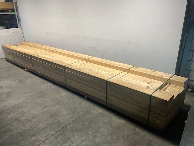 Vuren balk geschaafd 660x27.5x10 cm (4x) - afbeelding 1 van  7