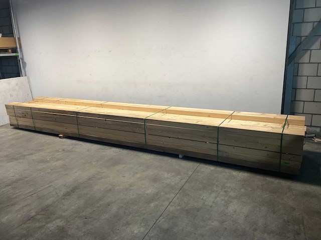 Vuren balk geschaafd 660x27.5x10 cm (4x) - afbeelding 3 van  7