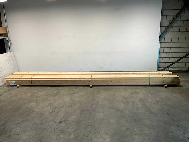 Vuren balk geschaafd 660x29x7 cm (10x) - afbeelding 2 van  7