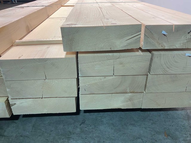 Vuren balk geschaafd 660x30x10 cm (5x) - afbeelding 5 van  6