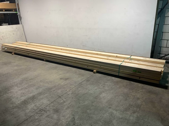 Vuren balk geschaafd 690x20x7,5 cm (16x) - afbeelding 1 van  7