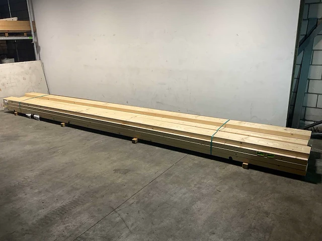 Vuren balk geschaafd 690x25x7,5 cm (14x) - afbeelding 1 van  8