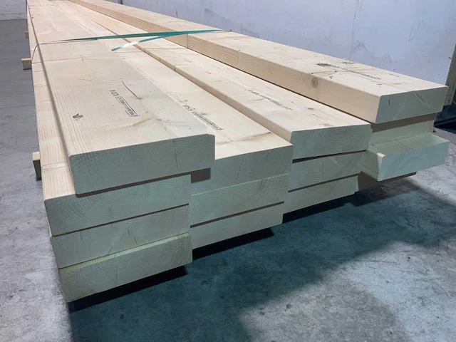 Vuren balk geschaafd 690x25x7,5 cm (14x) - afbeelding 6 van  8