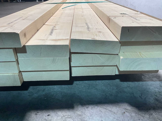 Vuren balk geschaafd 690x25x7,5 cm (14x) - afbeelding 7 van  8