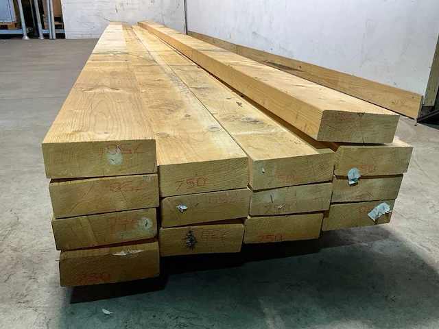 Vuren balk geschaafd 750x19x7 cm (14x) - afbeelding 5 van  7