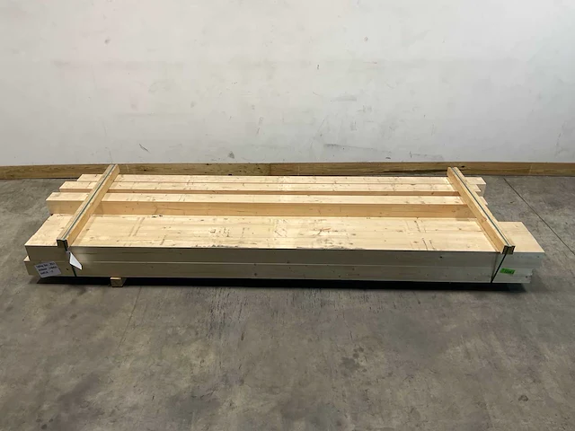 Vuren balk geschaafd en verlijmd 326x12x12 cm (15x) - afbeelding 2 van  7