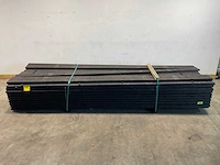 Vuren balk geschaafd zwart 400x12x4,5 cm (41x) - afbeelding 2 van  6