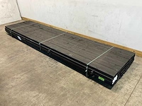 Vuren balk geschaafd zwart 400x16x4,5 cm (54x) - afbeelding 1 van  6