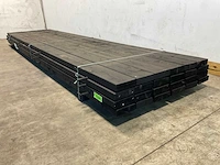 Vuren balk geschaafd zwart 400x16x4,5 cm (54x) - afbeelding 4 van  6