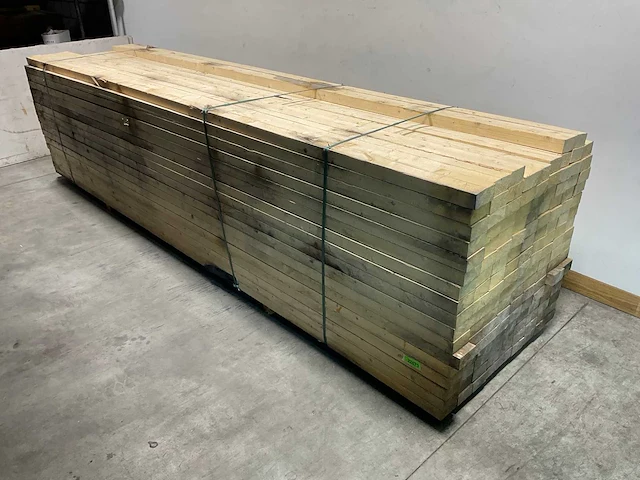Vuren balk ruw - 480x12,5x6,3 cm (20x) - afbeelding 5 van  7