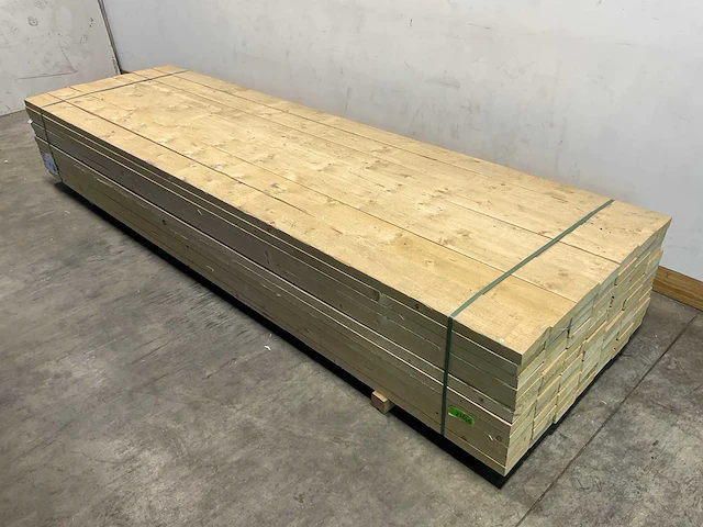 Vuren balk ruw 360x15x4,4 cm (40x) - afbeelding 1 van  7