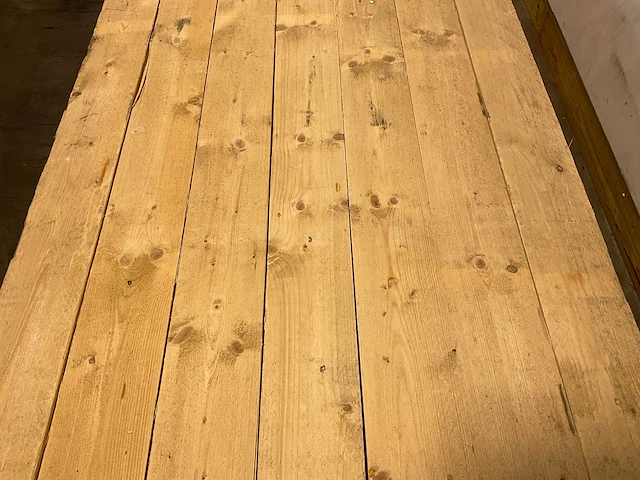 Vuren balk ruw 360x15x4,4 cm (40x) - afbeelding 3 van  7