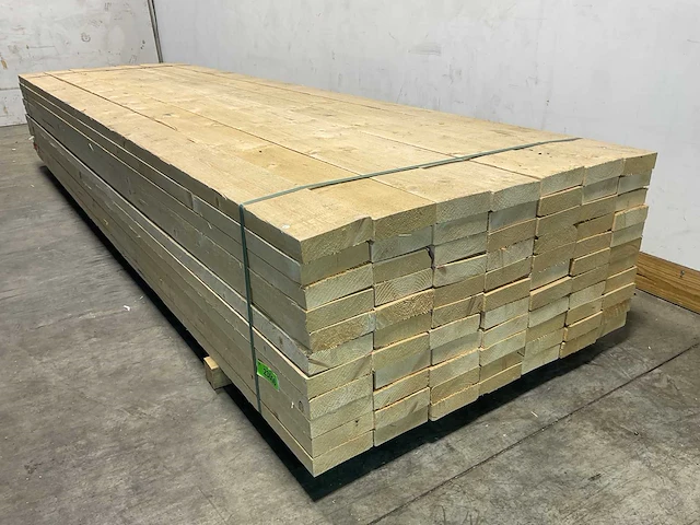 Vuren balk ruw 360x15x4,4 cm (40x) - afbeelding 5 van  7