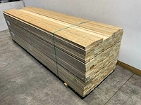 Vuren balk ruw 390x10x5 cm (50x) - afbeelding 1 van  8